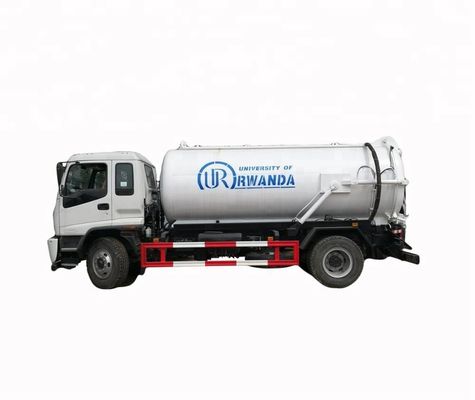 qualidade  Japanese carbon steel Q235 low price garbage collection vacuum suction truck 10000liters sewage truck for sale fábrica